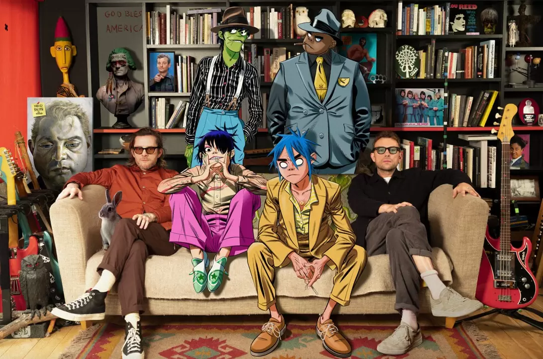 Gorillaz anunció el lanzamiento del Gorillaz Almanac - PUROSONIDO.COM